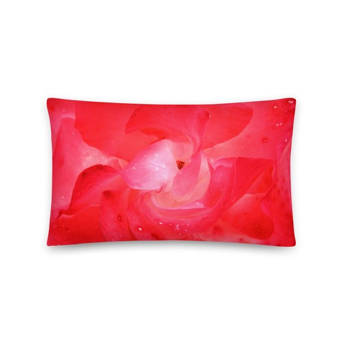 Kissen rose rot - rose, rot,